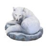 Guardian of the North Wolf Figurine by Lisa Parker Snowy Wolf Ornament – billede 4