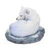 Guardian of the North Wolf Figurine by Lisa Parker Snowy Wolf Ornament – billede 5