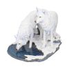 Warriors of Winter Wolf Figurine by Lisa Parker Snowy Wolf Ornament – billede 3