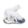 Warriors of Winter Wolf Figurine by Lisa Parker Snowy Wolf Ornament – billede 7