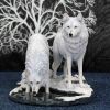 Warriors of Winter Wolf Figurine by Lisa Parker Snowy Wolf Ornament – billede 8