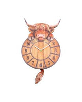 Kitten Tickin' Cat Pendulum Clock