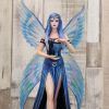 Anne Stokes Enchantment Blue Fairy with Goblet Figurine