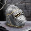 Nemesis Now Silver Knight Bascinet Helmet (Pack of 3) 20.5cm