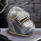Nemesis Now Silver Knight Bascinet Helmet (Pack of 3) 20.5cm