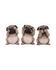 Three Wise Owls Resin Figurines 8cm