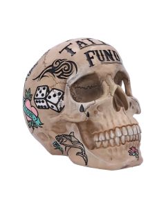 Black and White Traditional, Tribal Tattoo Fund Skull