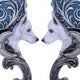 Wild at Heart Twin Wolf Heart Set of Two Goblets