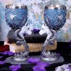 Wild at Heart Twin Wolf Heart Set of Two Goblets – billede 7
