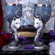 Wild at Heart Twin Wolf Heart Set of Two Goblets