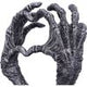 Gothic Mummified Love Heart Hands Jewellery Dish Holder