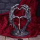 Gothic Mummified Love Heart Hands Jewellery Dish Holder