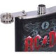 Officially Licensed AC/DC Black Ice Album Embossed Hip Flask