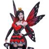 Wonderland Fairies Queen of Hearts Red Card Figurine – billede 7