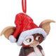 Gremlins Gizmo in Santa Hat Hanging Festive Decorative Ornament