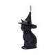 Purrah Black Witch Cat Hanging Decorative Ornament 11.5cm