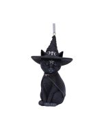 Lisa Parker Candy Cane Cat Hanging Ornament 9cm