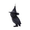 Owlocen Black Witch Owl Hanging Decorative Ornament 12cm
