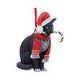 Lisa Parker Candy Cane Cat Hanging Ornament 9cm