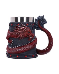 Dragon Coil Goblet Red 20cm