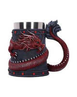 Dragon Coil Goblet Red 20cm