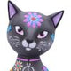 Hippy Kitty Black Cat Ornament  26cm