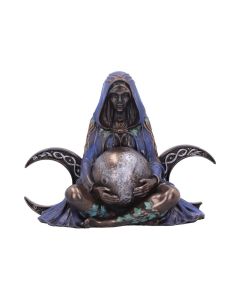 Triple Moon Goddess Bronze Statue 36cm – billede 3