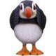 Three Wise Puffin Figurines