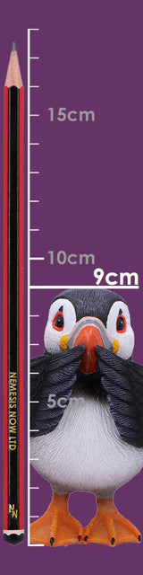 Three Wise Puffin Figurines