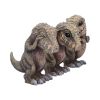 Three Wise See No, Hear No, Speak No,  Tyrannosaurus Rex Dinosaur Figurines