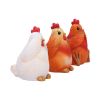 Three Wise Hens Figurines by Nemesis Now