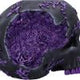 Rose Geode Skull 19cm