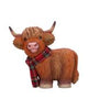 Highland Cow Embossed Purse 18.5cm