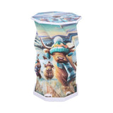 Winter Highland Cows Foldable Lamp 21cm