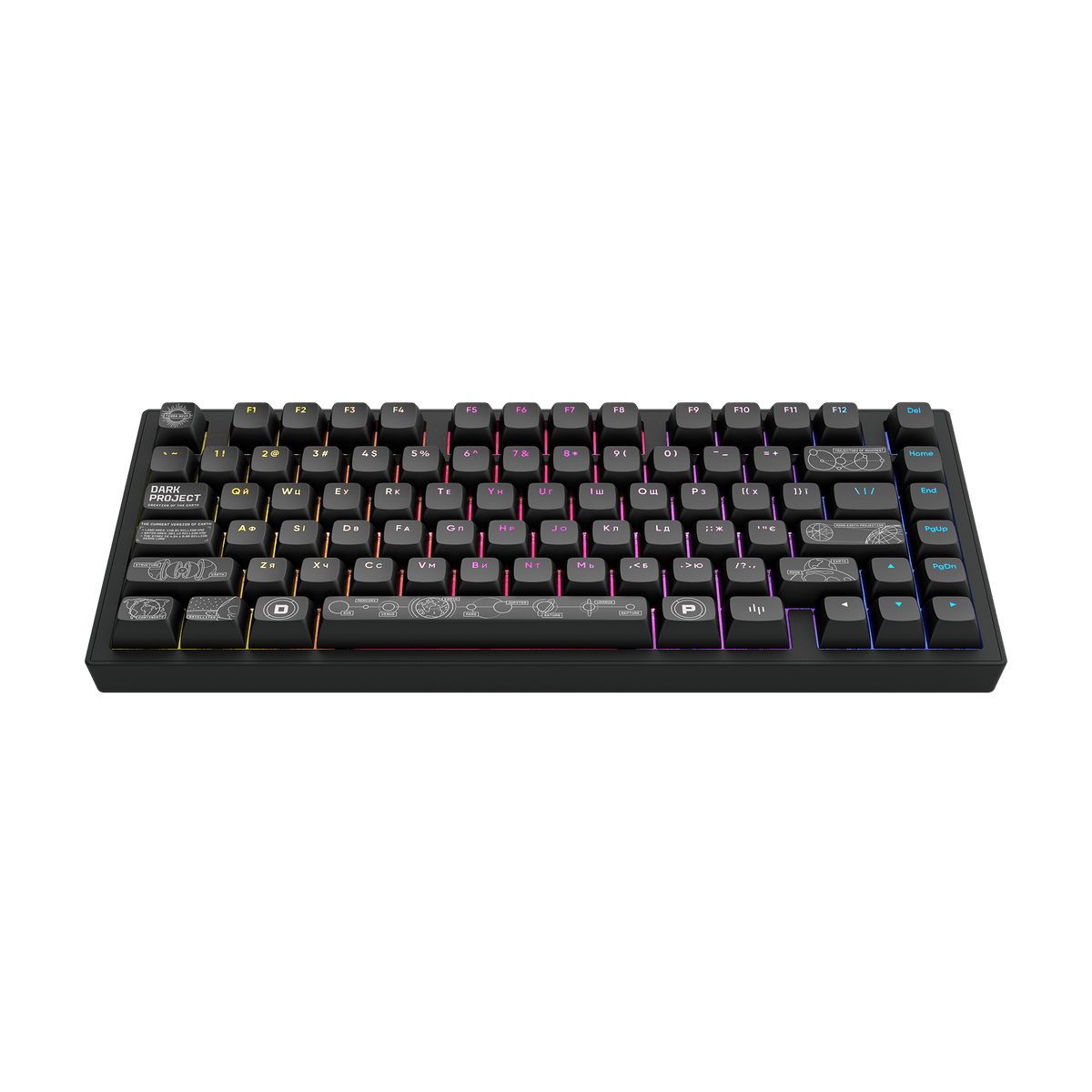 Dark Project ALU Terra Nova Black - Wireless Gaming Keyboard (ANSI UA)