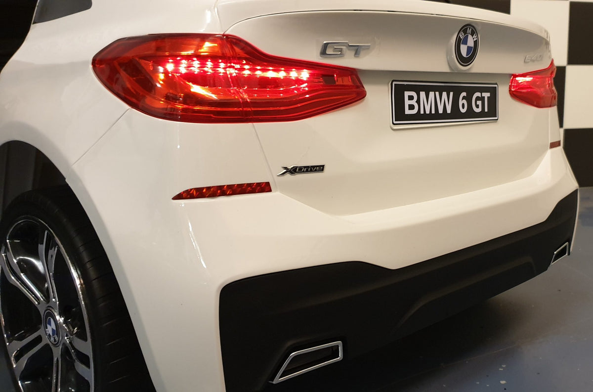 BMW GT 12V electric car for kids with remote control – white