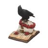 Heartaches Reflection Raven Figurine Skull Rose Valentine Ornament