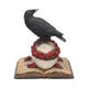 Heartaches Reflection Raven Figurine Skull Rose Valentine Ornament