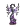 Guardians Embrace Large Dark Fairy Dragon Ornament – billede 5