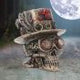 Steampunk Clockwork Baron Skull Figurine Ornament