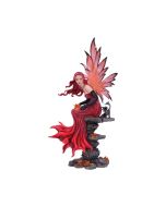 Spring Fairy with Dragon Figurine 56cm – billede 4