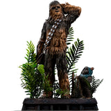 Iron Studios Star Wars Episode Vi - Chewbacca And Tokkat Statue Art Scale 1/10