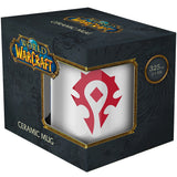 Mug World of Warcraft: Horde (white) - 11 OZ (325 ml), with Gift Packaging