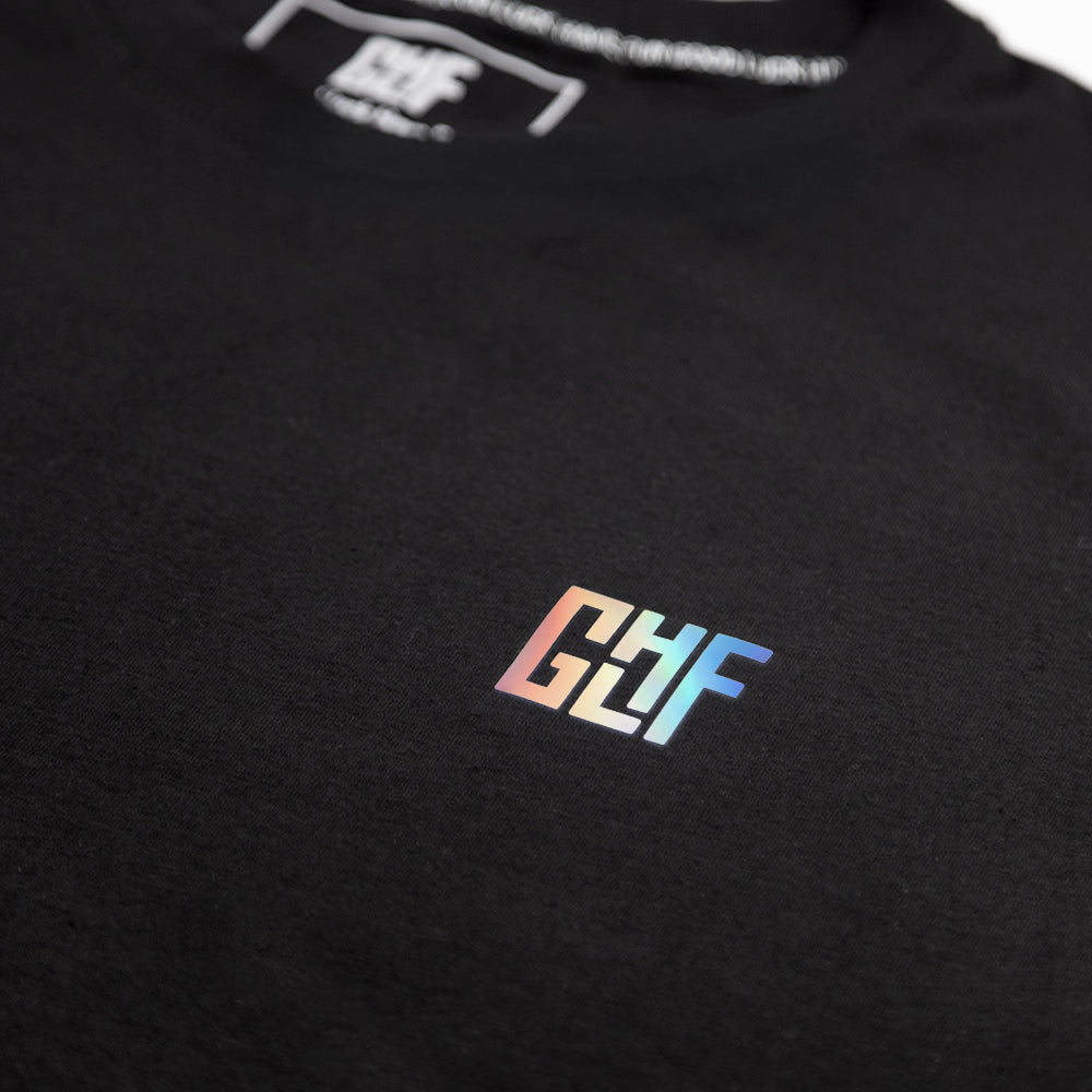 FragON - Holografic Logo Unisex T-shirt Black, L