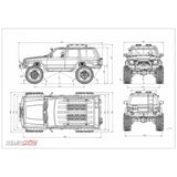 Crawling kit - EMOX2 1/8 RTR Brushless kit