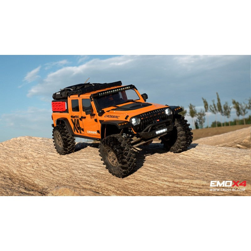 Crawling kit - EMOX4 1/8 RTR 775 Brushed kit (orange)