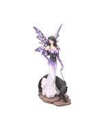 Aura Large Ice Fairy with Two Winter Wolf Companions Figurine – billede 2