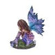 Akina Figurine Purple Blue Floral Fairy Ornament