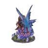Akina Figurine Purple Blue Floral Fairy Ornament