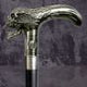 Xenocane Flamed Skull Swaggering Cane 89cm